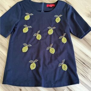 Saks Fifth Avenue Red Label Navy Top